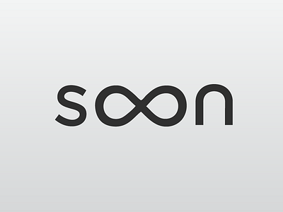 Soon Logo icon infinity logo logotype soon symbol