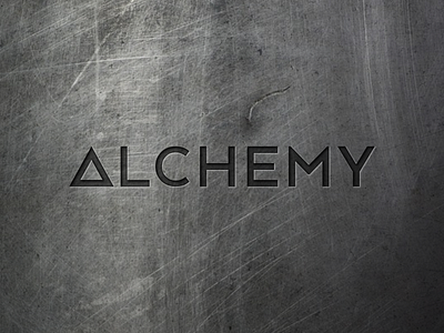 Alchemy logo etch