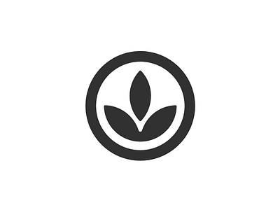 Plant logo grow icon leaf logo plant