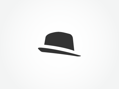 Trilby Logo hat icon identity logo trilby vector