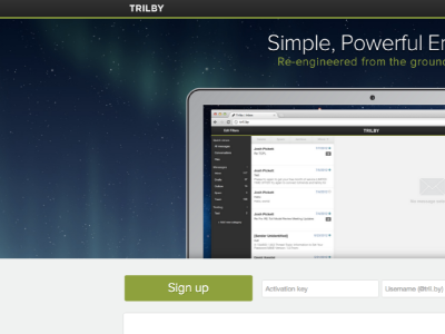 Trilby Signup Page