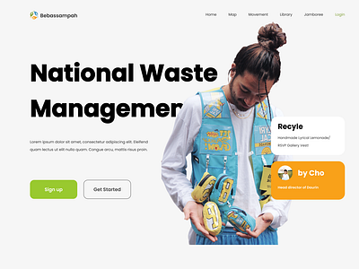 Landing Page Revamp of bebassampah.id