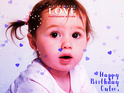 Gif Animated Love Photoshop Action add on beautiful commercial use download gif gif animation gift idea gogivo graphic design instant download love photoshop photoshop action premium romance smooth animation valentine day valentines day card valentines day gift