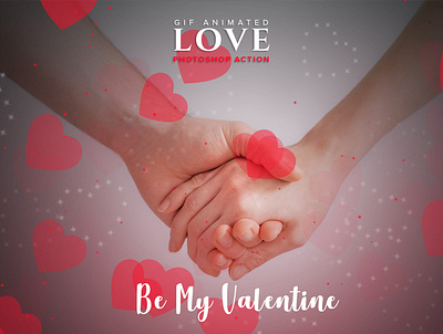 Gif Animated Love Photoshop Action add on add ons beautiful commercial use download gif gif animation gift idea gogivo graphic design instant download love photoshop photoshop action premium romance smooth animation valentine day valentines day card valentines day gift