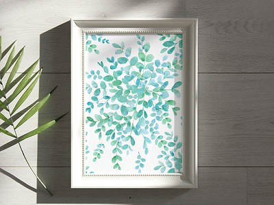 Leaves Handpainted Watercolor Clipart