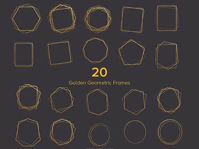 Free Golden frames, Splatter And Frames Cliparts