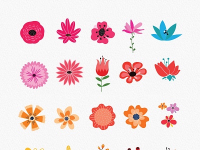 40 Free Vintage floral cliparts