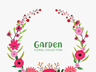 Garden Floral Clipart Collection