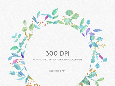 Free Lovely FLoral Cliparts | Watercolor PNG Illustrations