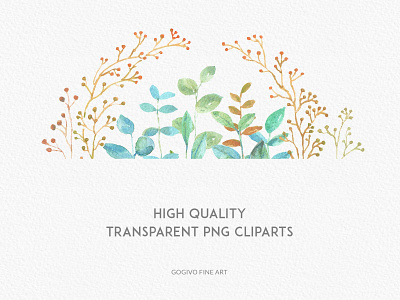 Free Lovely FLoral Cliparts | Watercolor PNG Illustrations