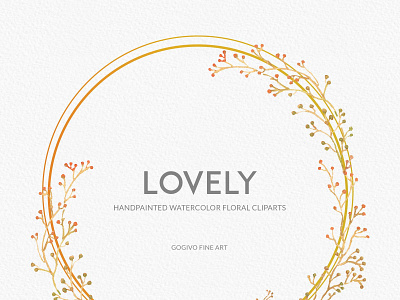 Free Lovely FLoral Cliparts | Watercolor PNG Illustrations