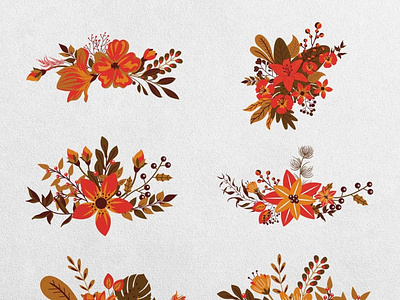 Spring Floral Clipart Collection