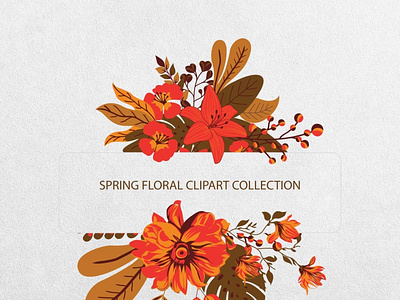 Spring Floral Clipart Collection