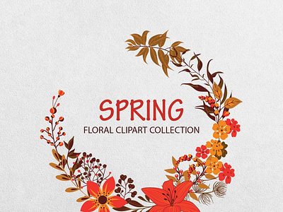 Spring Floral Clipart Collection