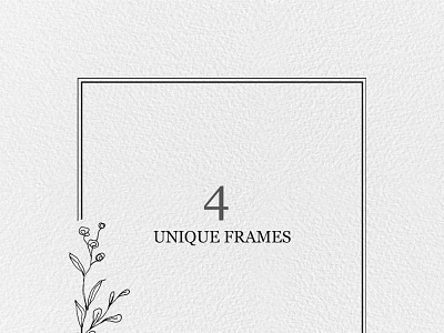 Free Floral Frames Line Art