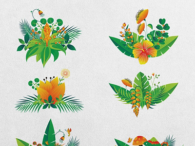 Juniper Floral Clipart Collection