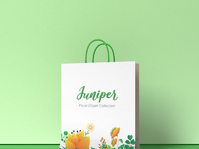 Juniper Floral Clipart Collection