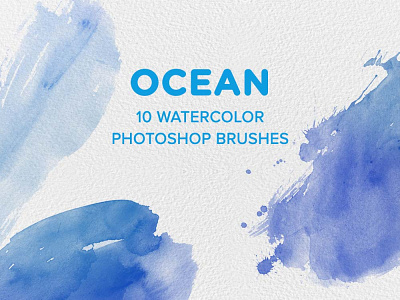 Free Ocean 10 Watercolor Photoshop Brushes beautiful digital brushes download free free download free photoshop brushes free photoshop graphics free splatterbrushes free watercolor brushes freebie freephotoshopbrushes gogivo instant download photoshop photoshop brushes watercolor watercolor brushes watercolor painting