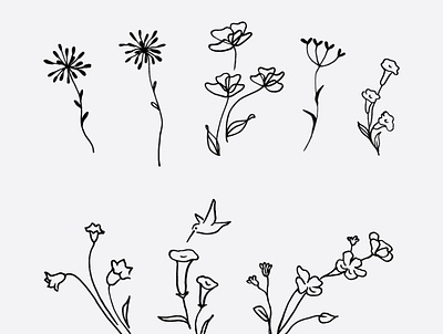 Free Wildflowers Vector Clip Art Hand Drawn Line Drawing digitalillustration eps png svg flower floraldesign flower flowerclipart free clipart free download freeflowerclipart gogivo instantdownload line drawing line drawings lineart silhouette smoothlinedrawing vector vectorflowerillustration wildflowerclipart