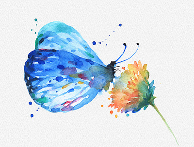 Butterfly And Flower Watercolor Painting PNG Clipart artwork beautiful butterfly butterfly clipart butterfly design butterfly illustration butterfly logo butterfly painting creative digital illustration flower gogivo greenery instantdownload nature png butterfly png butterfly watercolor clipart watercolor painting wildlife