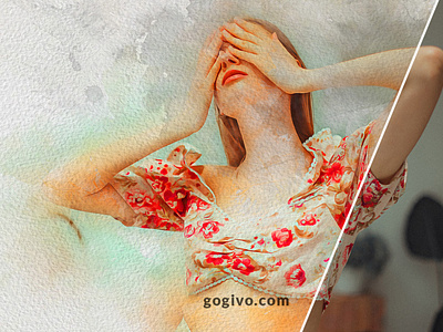 Free Wet Watercolor Effect Photoshop Action