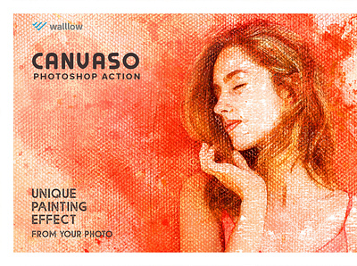 Canvaso Photoshop Action action art artwork canvas canvaso drawing effect gigivo illustration oilpainting painting photoeffect photomanipulation photoshop photoshop action plugin watercolor