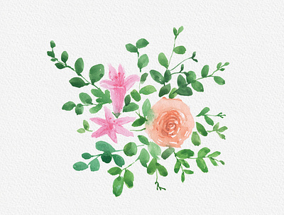 Free Cute Rose Watercolor Clipart cute rose flower digital graphics download floral art floral design free free download gogivo handpainted illustration instant download png rose clipart rose flower clipart rose flower illustration watercolor watercolor flower clipart