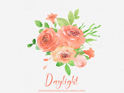 Free Daylight Watercolor Flower Clipart, PNG