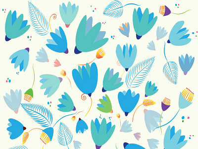 Floral Design Pattern artwork blue branding clothing design design download fashion floral design flower gogivo illustration leaf pattern premium product design textile vector vector pattern vectorart