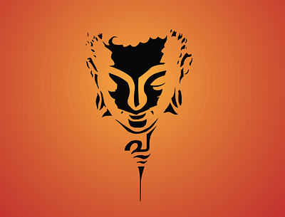 Budha Illustration application art branding budha creative designs icon illustration mandala patterns typography web