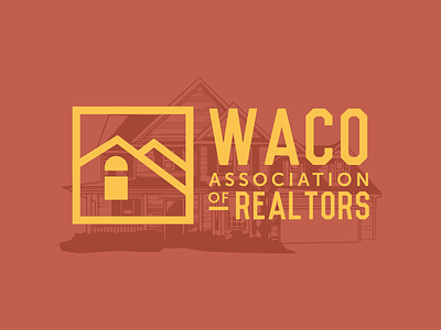 Realtors Associate estate house identity logo real realtor roof waco