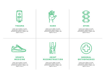 Ortho Icons icons line medical mono width orthopaedics