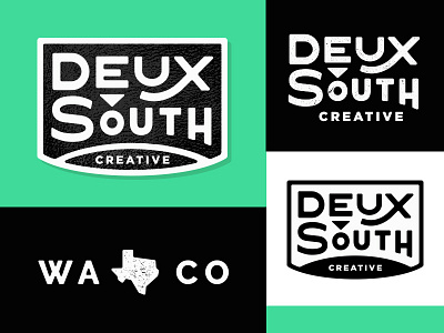 DeuxSouth Round 2 arrow creative deuxsouth identity type vector waco