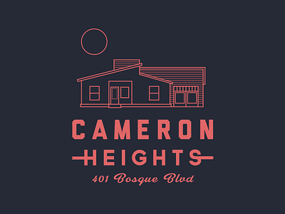 CamHeights Illo branding illustration line midcentury vector