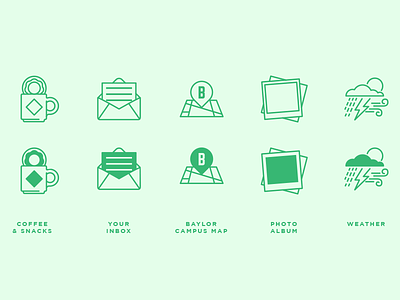 Baylor Guidebook Icons