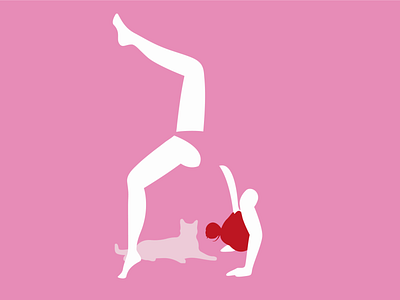 Chakrasana design illustration vector yoga pose