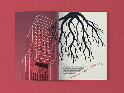 Fanzine "Structure" architechture fanzine graphicdesign illustraion magazine design pink