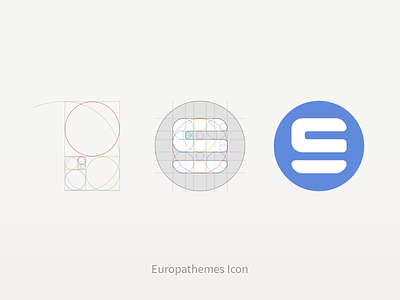 Europathemes Icon golden ratio icon logo