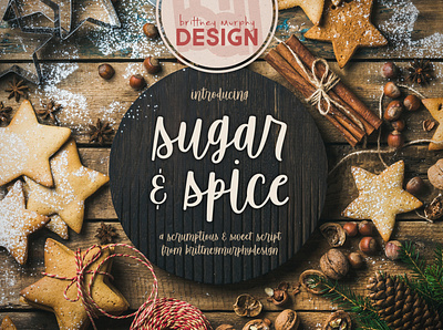Sugar And Spice Font script typography