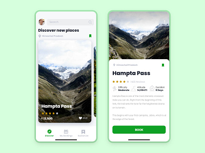 Trekking Application Design