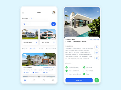 Real Estate App Design