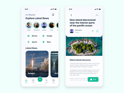 News App Design