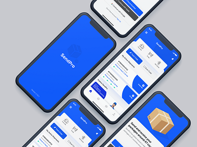 Courier Shipping Mobile App Design courier courier app design delivery dhl fedex mobile app shipping shipping app design shipping app ux ups ux