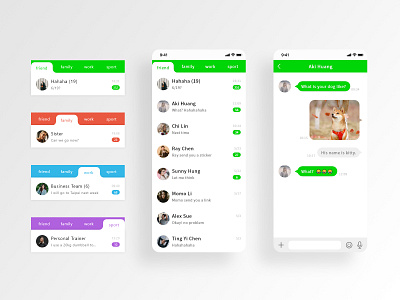 daily ui 013 - Direct Messaging 013 clean daily ui 013 dailyui direct messaging messaging mobile
