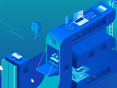 Website homepage illustration 2