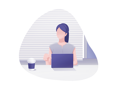 Coffee time art charactor graphic illustration