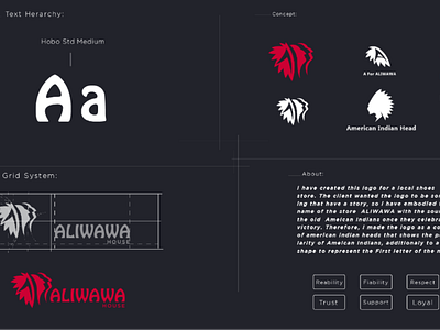 Aliwawa logo concept brand branding concept logo