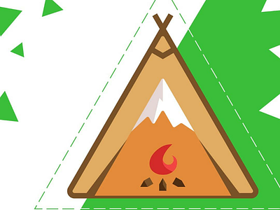 Averest camp logo, colored virsion. creative logo logodesign tutorial youtube