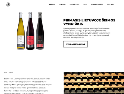 Winery website design illustration minimal ui ux web webdesign website winery wordpress