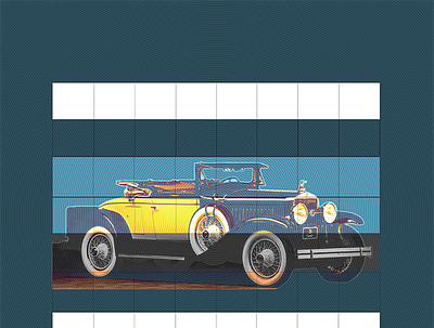 1926 Cadillac Roadster car design design graphic design